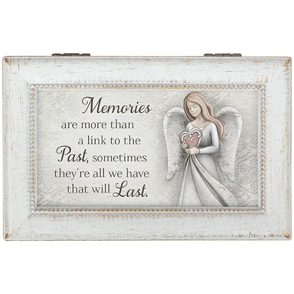 7726 Decorative Memories Last Angel Memorial Music Box for Loss of Loved